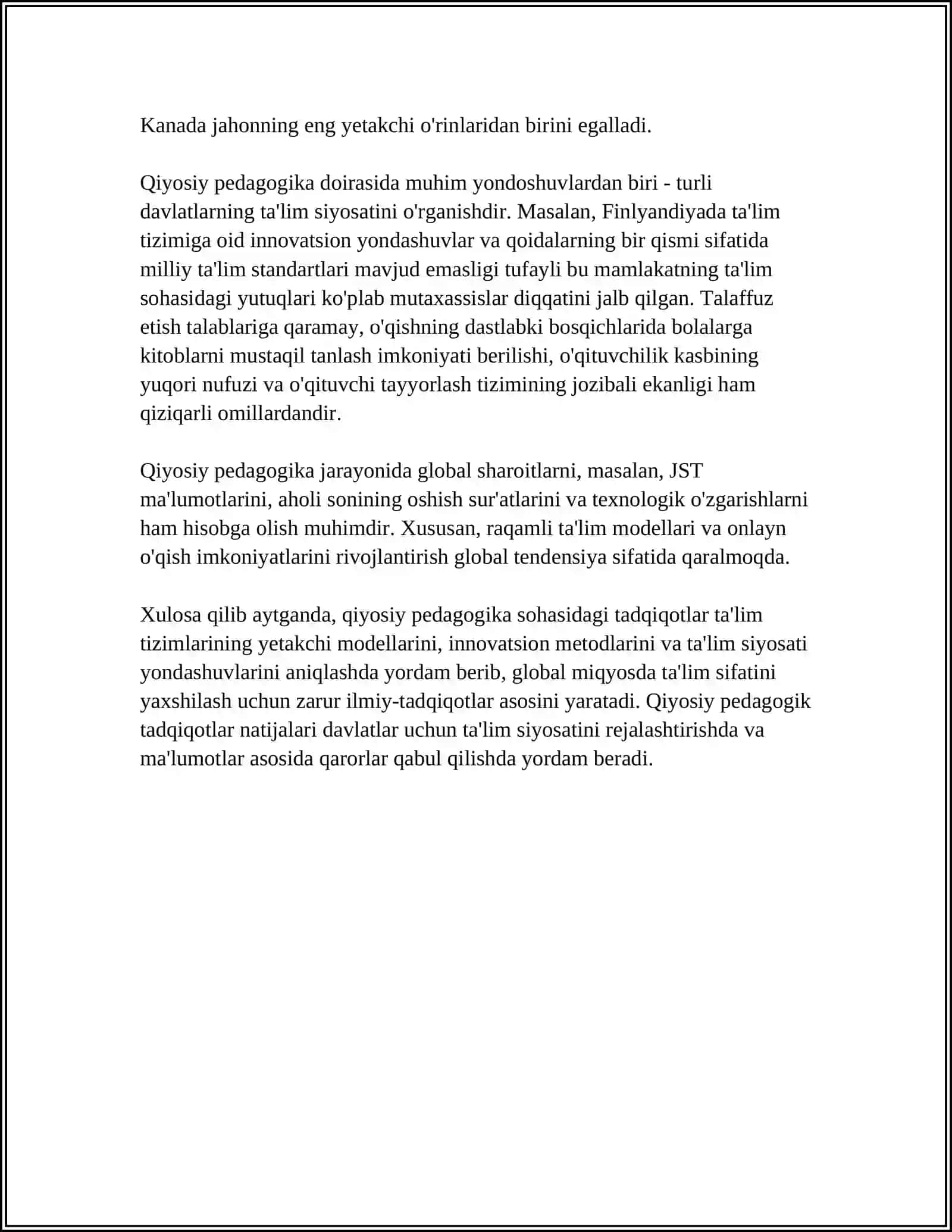 Qiyosiy pedagogika 4