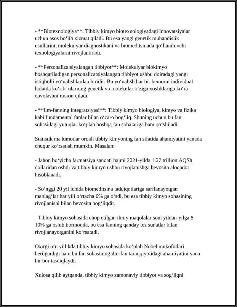 Tibbiy kimyo faniga kirish 4