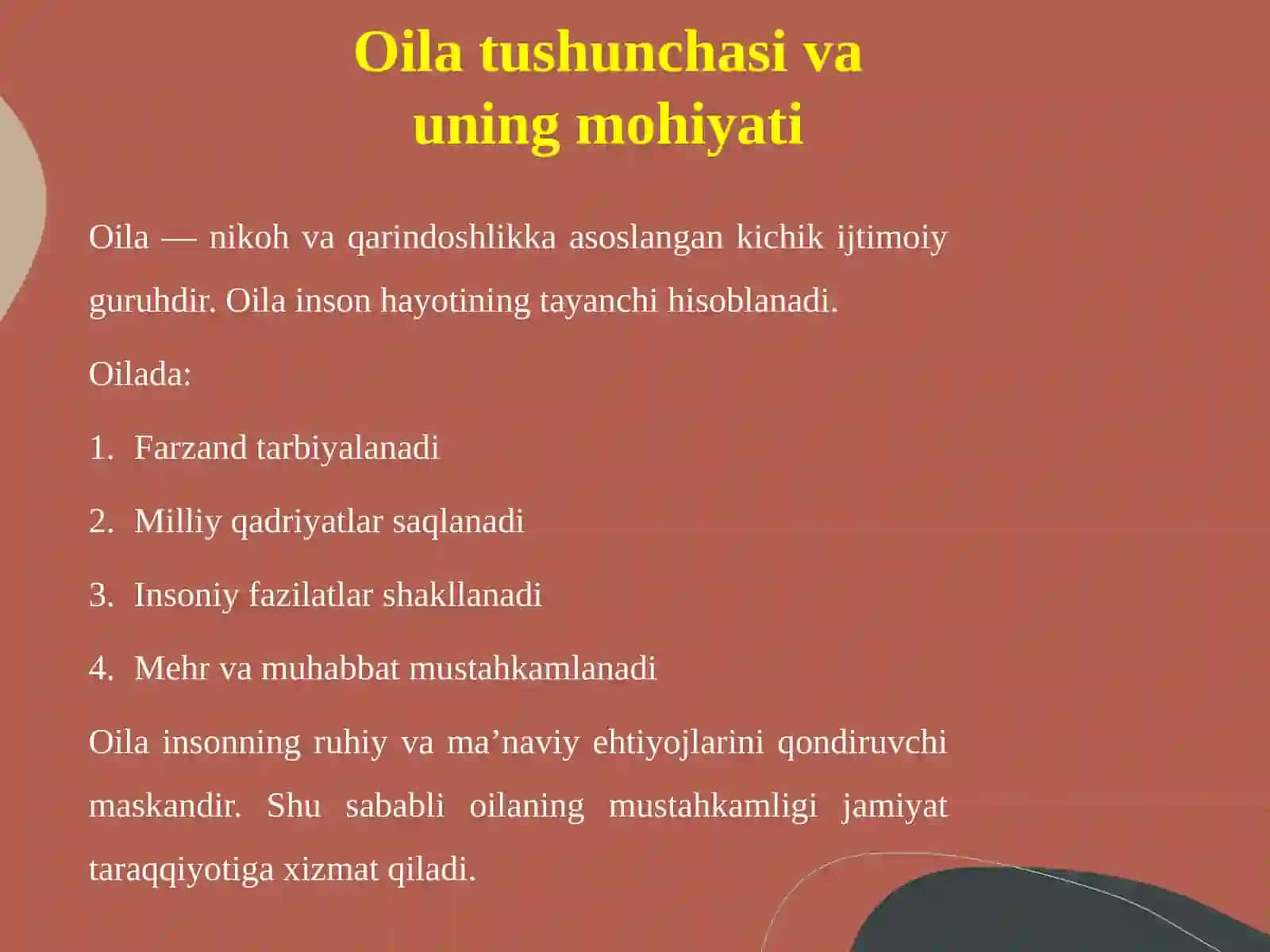 Mening oilam–mening baxtim 4