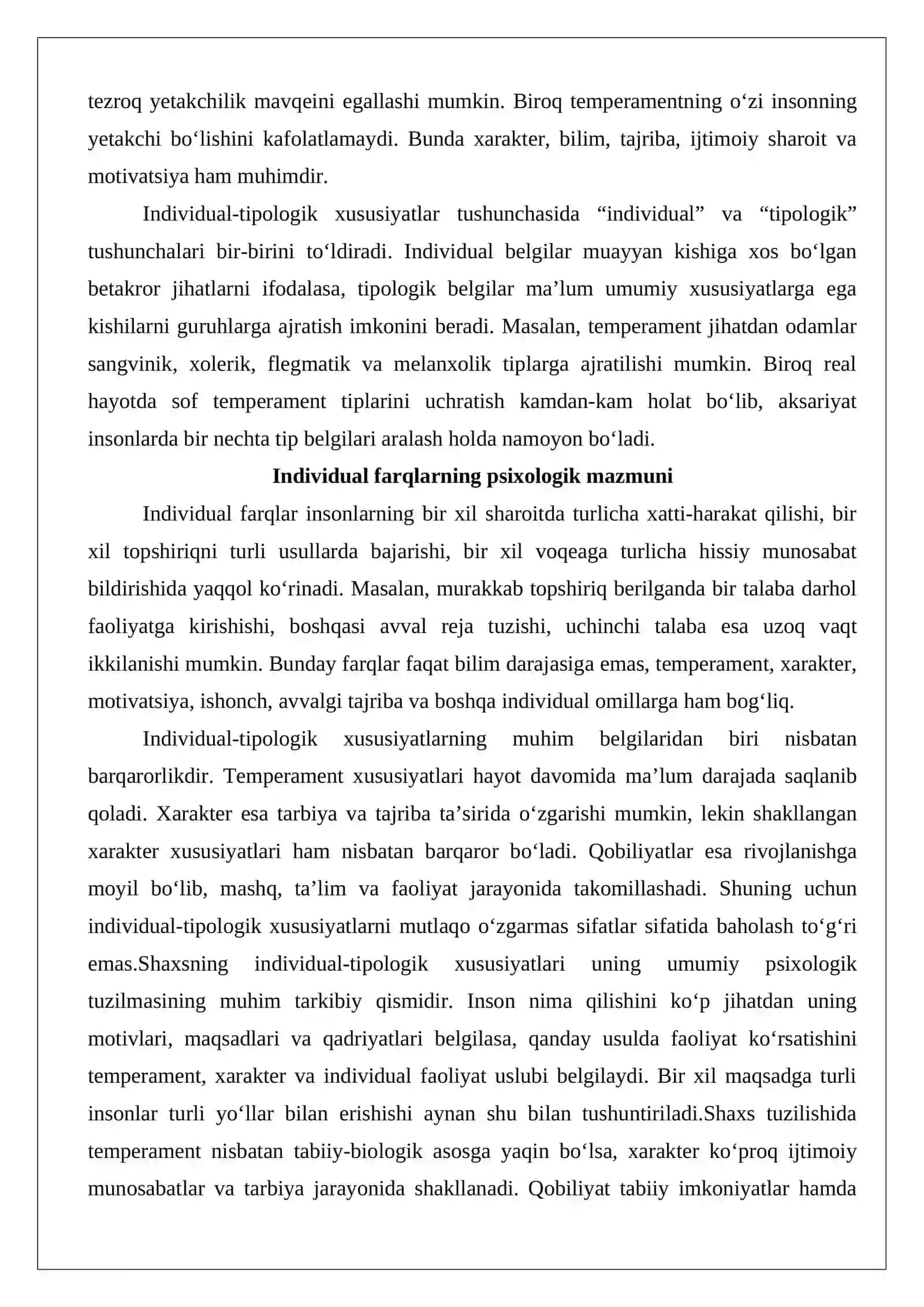 Shaxsning individual-tipologik xususiyatlari 4
