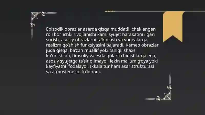 Badiiy obraz turlari 4