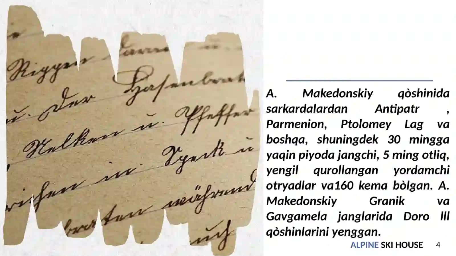 Aleksandr Makedonskiyning harbiy yurushlari 4