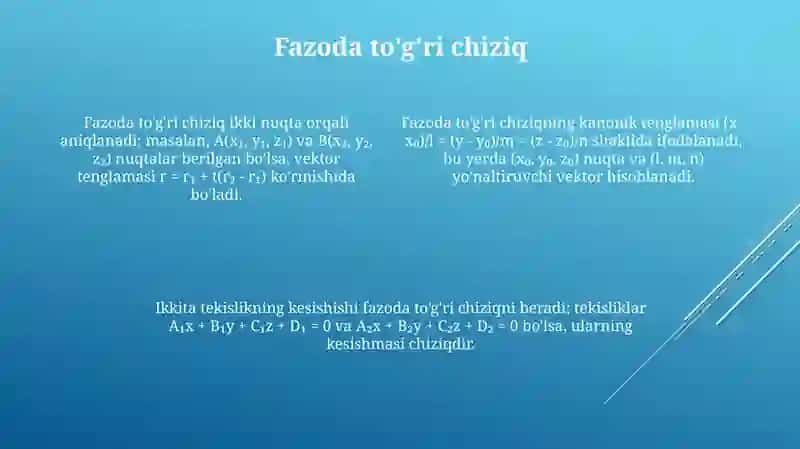 Fazoda tekislik 4