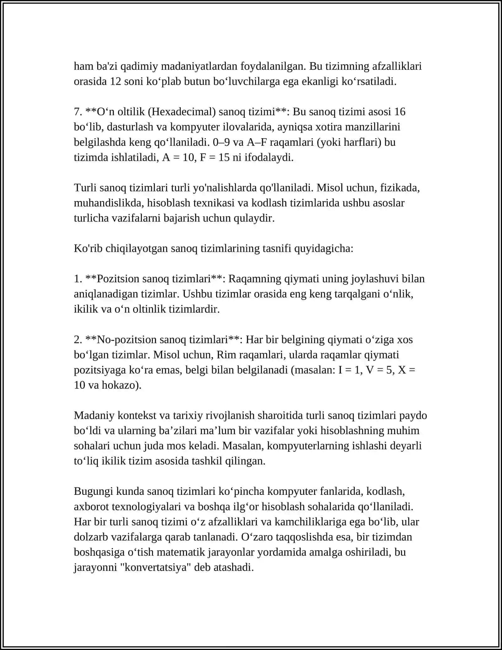 SANOQ SISTEMALARI 4