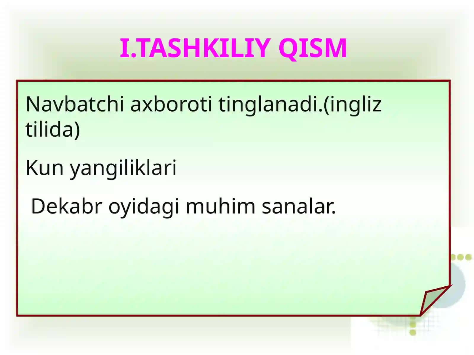 So'z turkumlari  Takrorlash 4