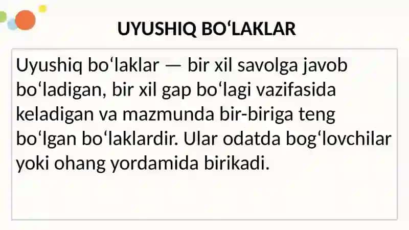 Uyushiq bo‘laklar 4