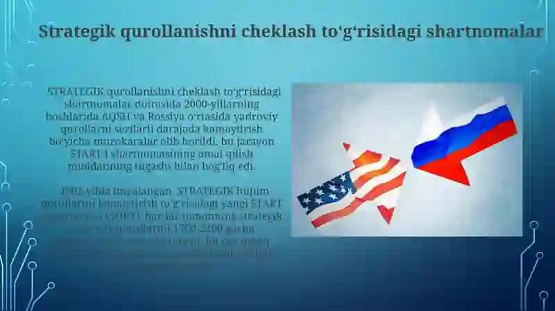 XXI asr boshlarida AQSh va Rossiya munosabatlari 4