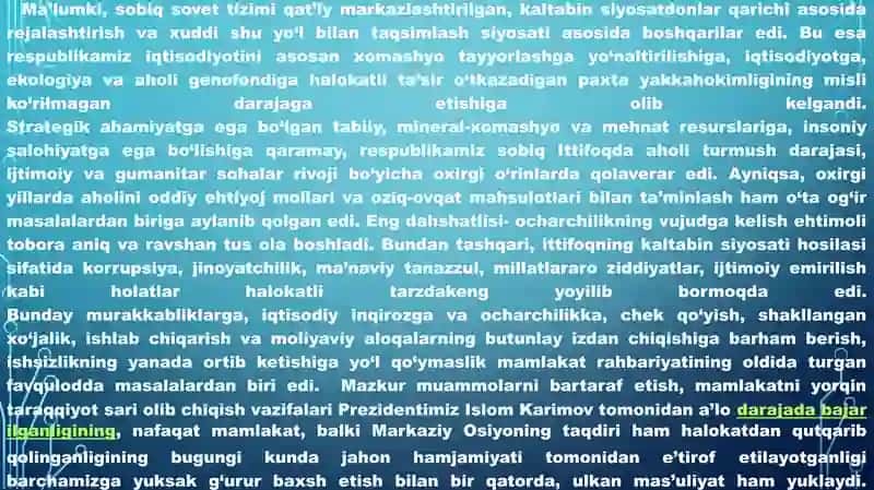 O'zbekistonda ko'p partiyalilik tizimining shakllanishi va uning ahamiyati 4