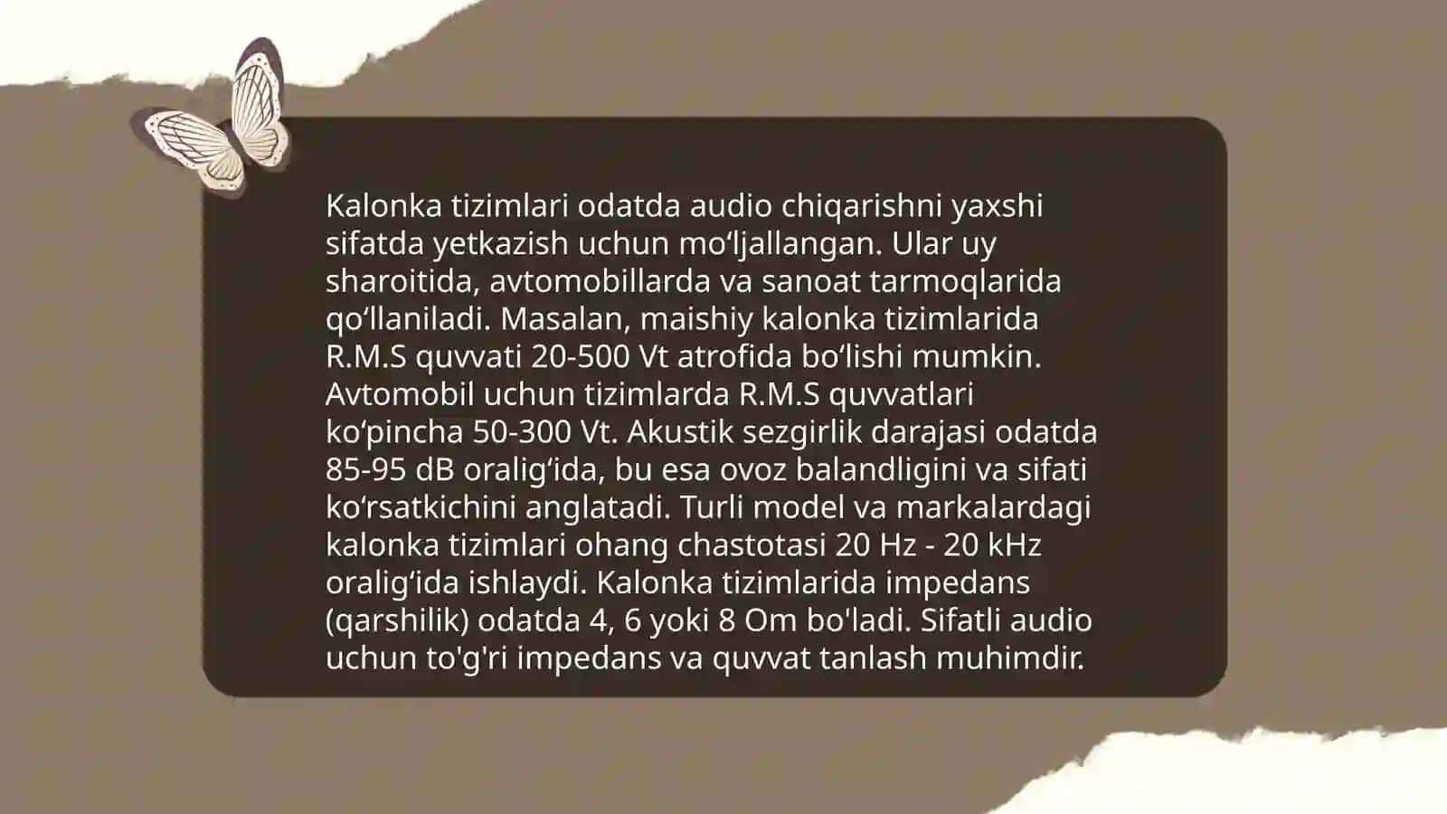 Mikrofon,kalonka haqida ma'lumot 4