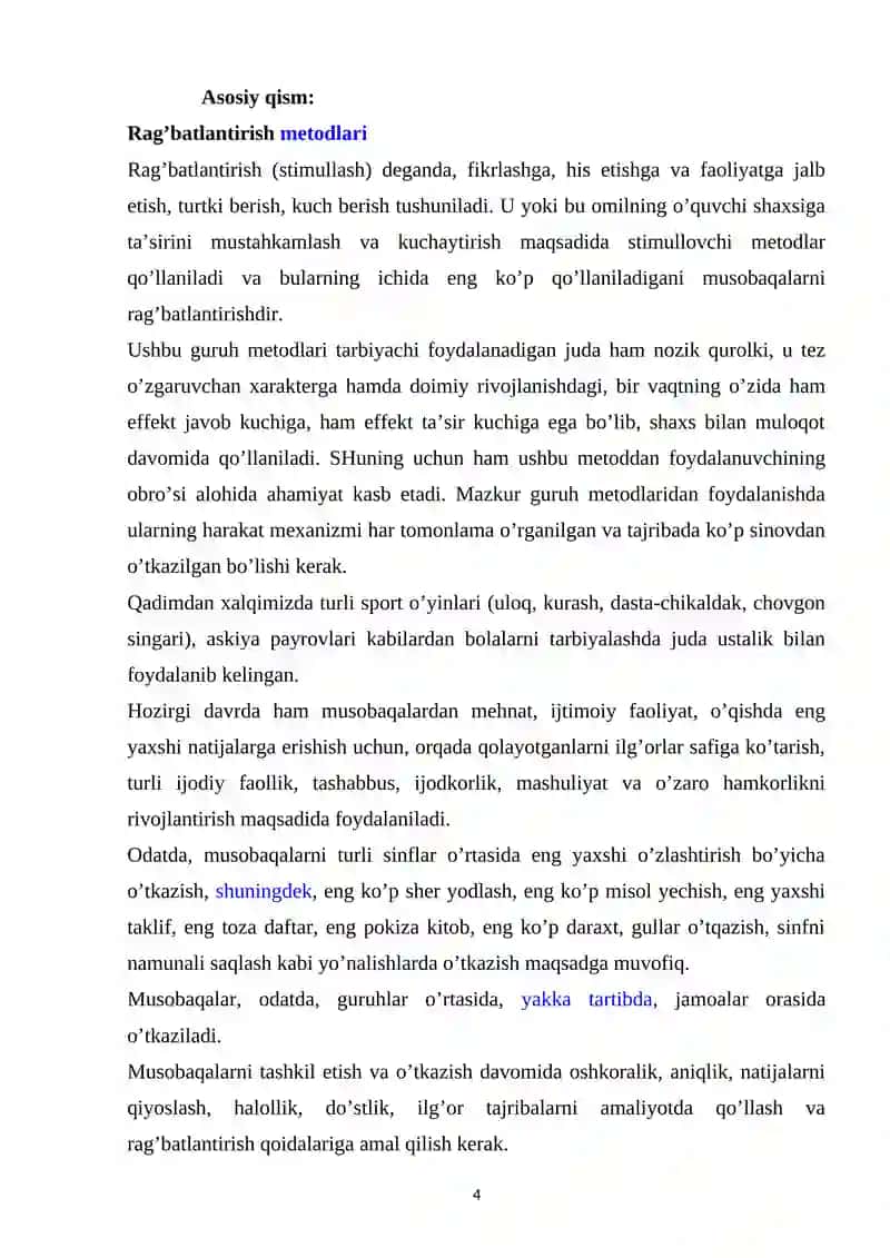 Bola Tarbiyasida 4