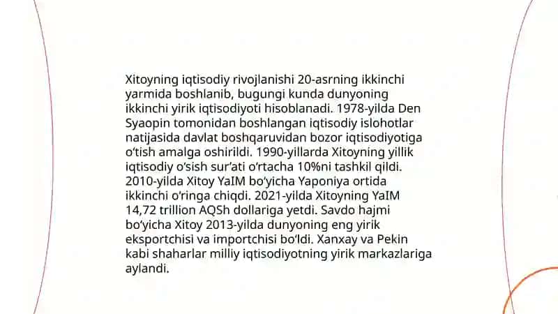 Xitoy iqtisodiyoti 4