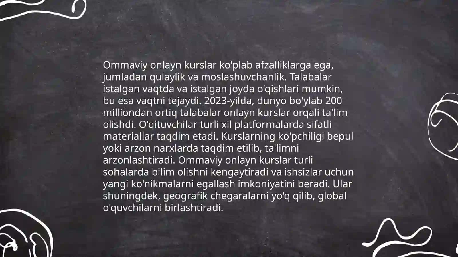Ommaviy onlayn kurslar (MOOC) 4