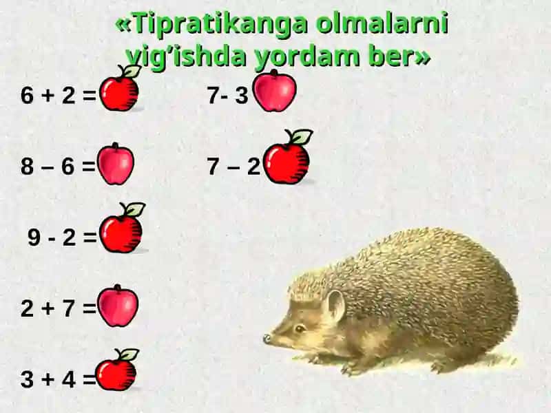 Qo’shish va ayirishning o’zaro bogliqligi 4