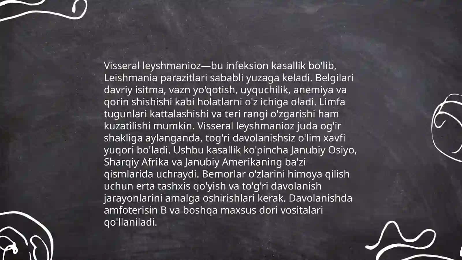 Visseral leyshmanioz 4