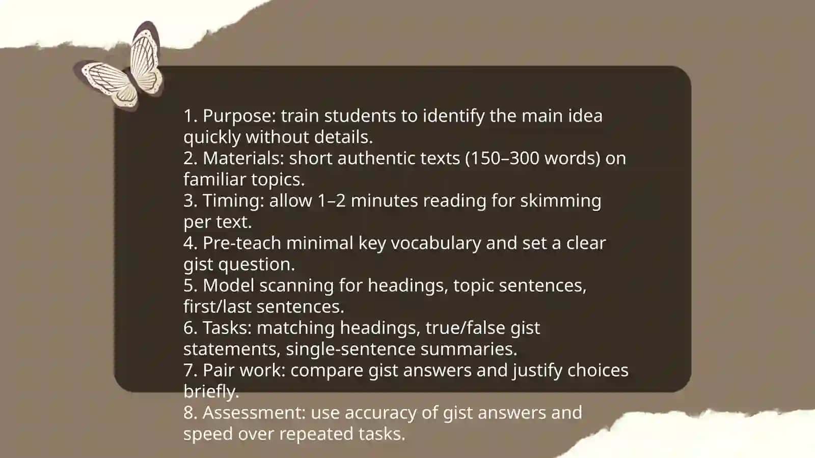 Technologies of teaching reading (B1) 4