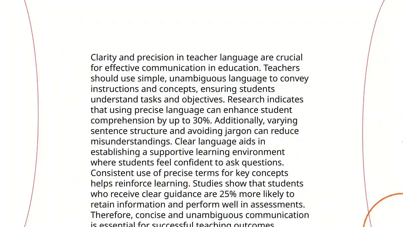 TEACHER’S SPEECH AS A COMMUNICATIVE TOOL 4