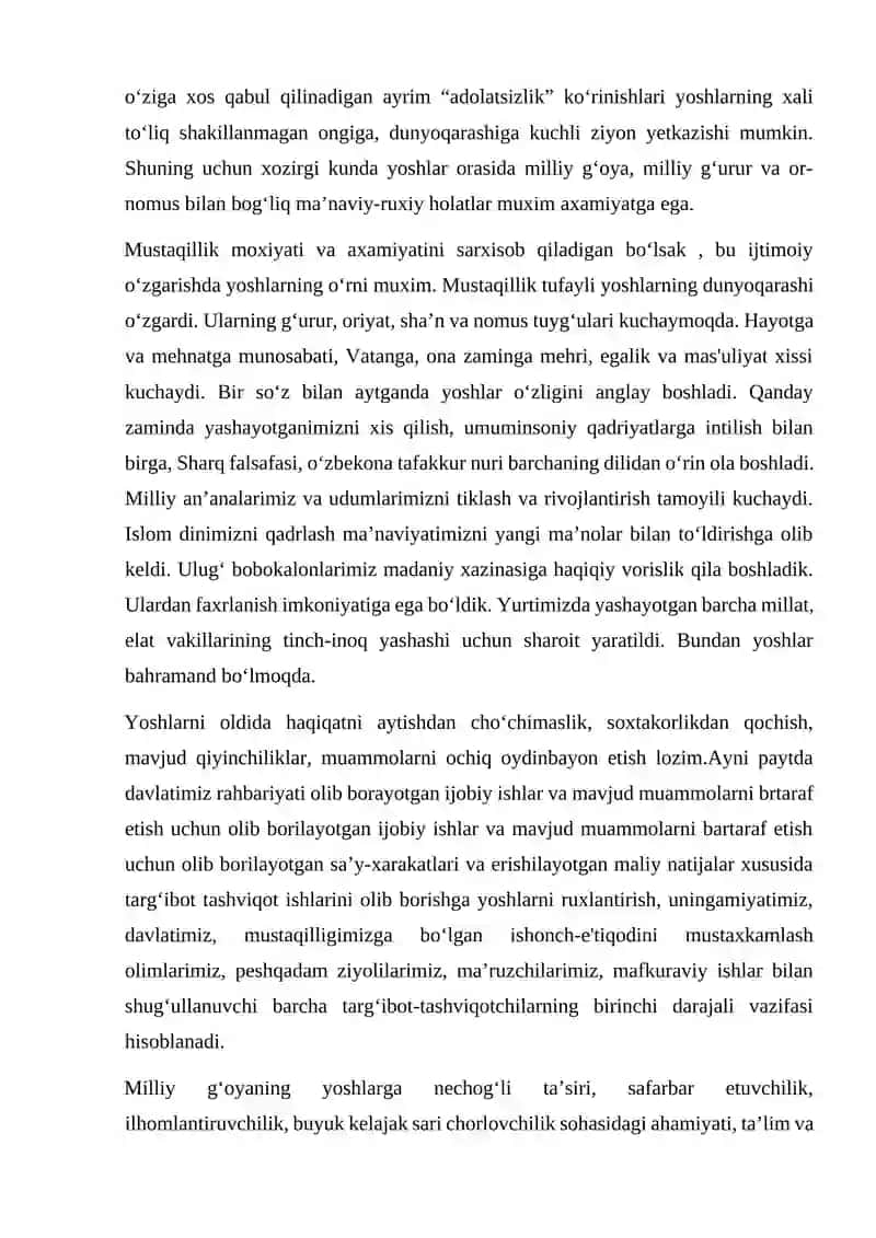 Ma’naviy-ma’rifiy tarbiya, jamiyat va yoshlar 4