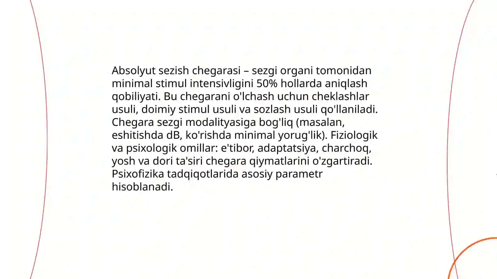 Sezgi psixofizikasi 4