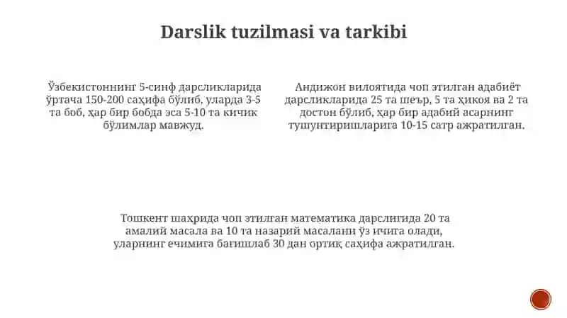 Ona tilida darsliklar mazmuni bilan tanishish 4