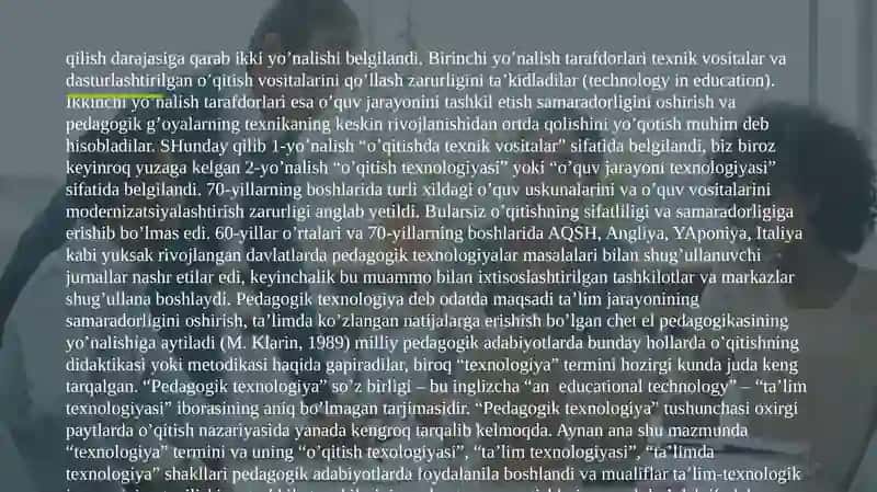 Pedagogik va ta'lim texnologiyalari 4