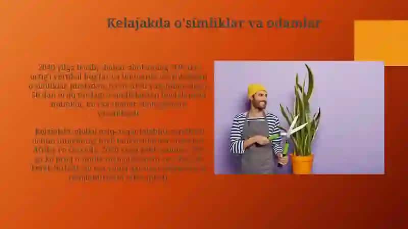 Odam va o'simliklarning munosabatlari 4