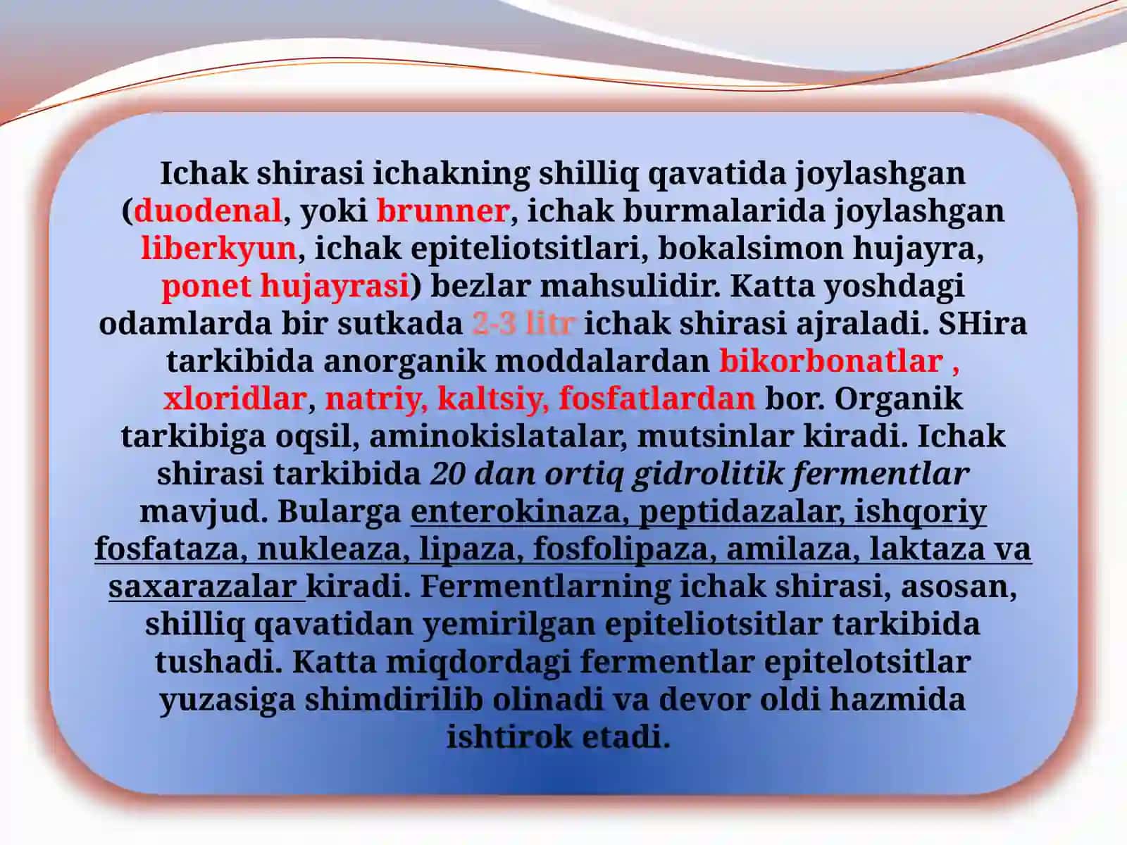 "Ichaklar dagi hazm" 4