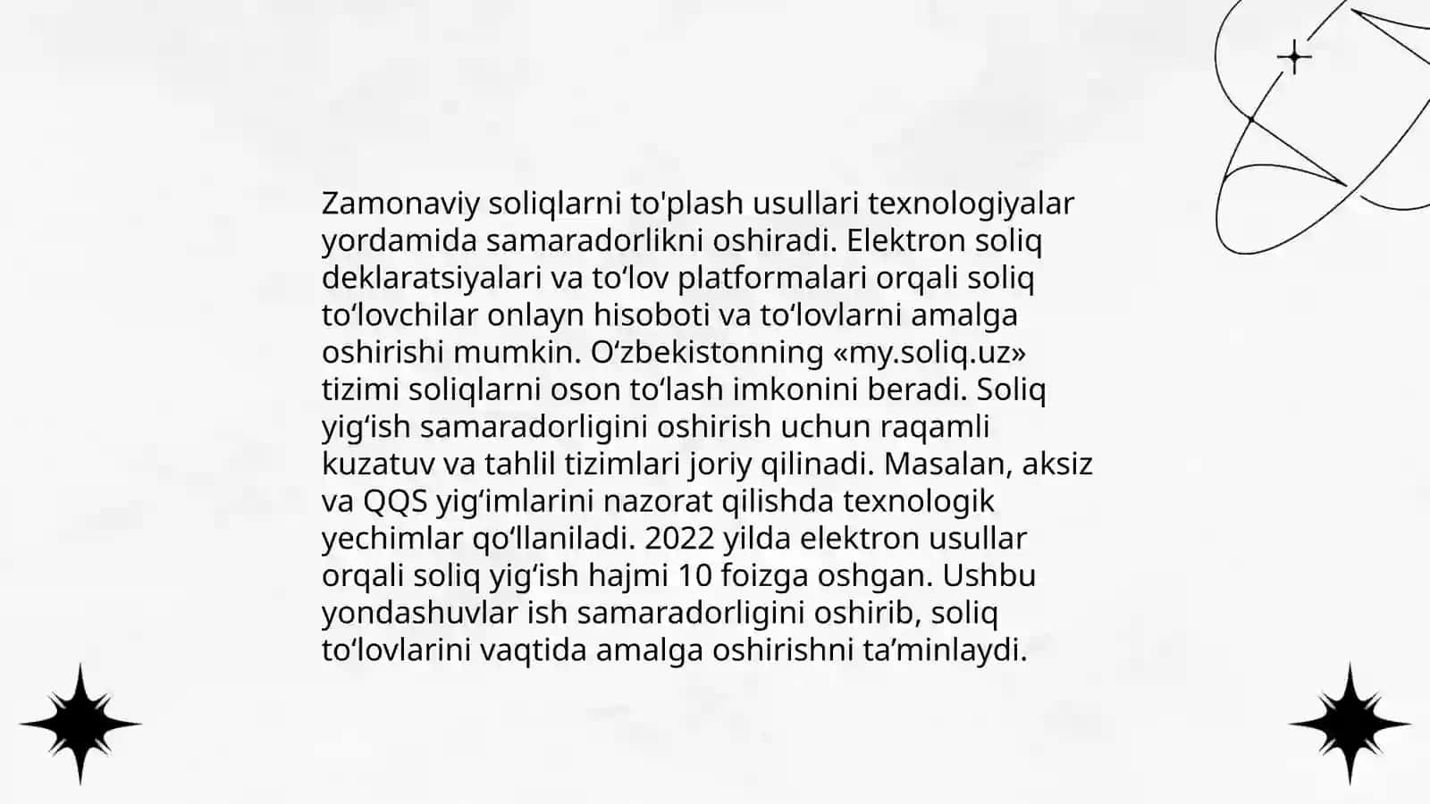Soliqlarni undirish usullari va ularning amaliyotda qo’llanilishi 4