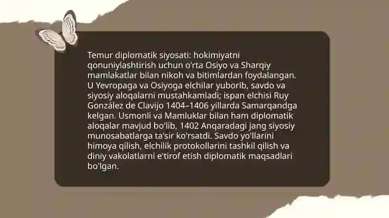Amir Temur—buyuk davlat arbobi 4