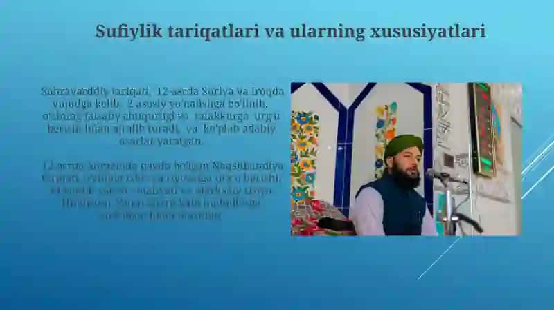 Tasavvuf ta'limotlarining Sharq madaniyatiga ta'siri 4