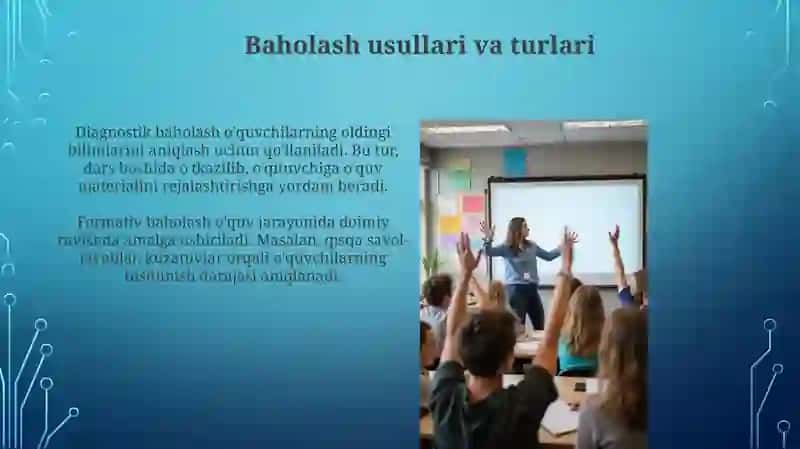 Baholashning asosiy tushunchalari va metodlari 4