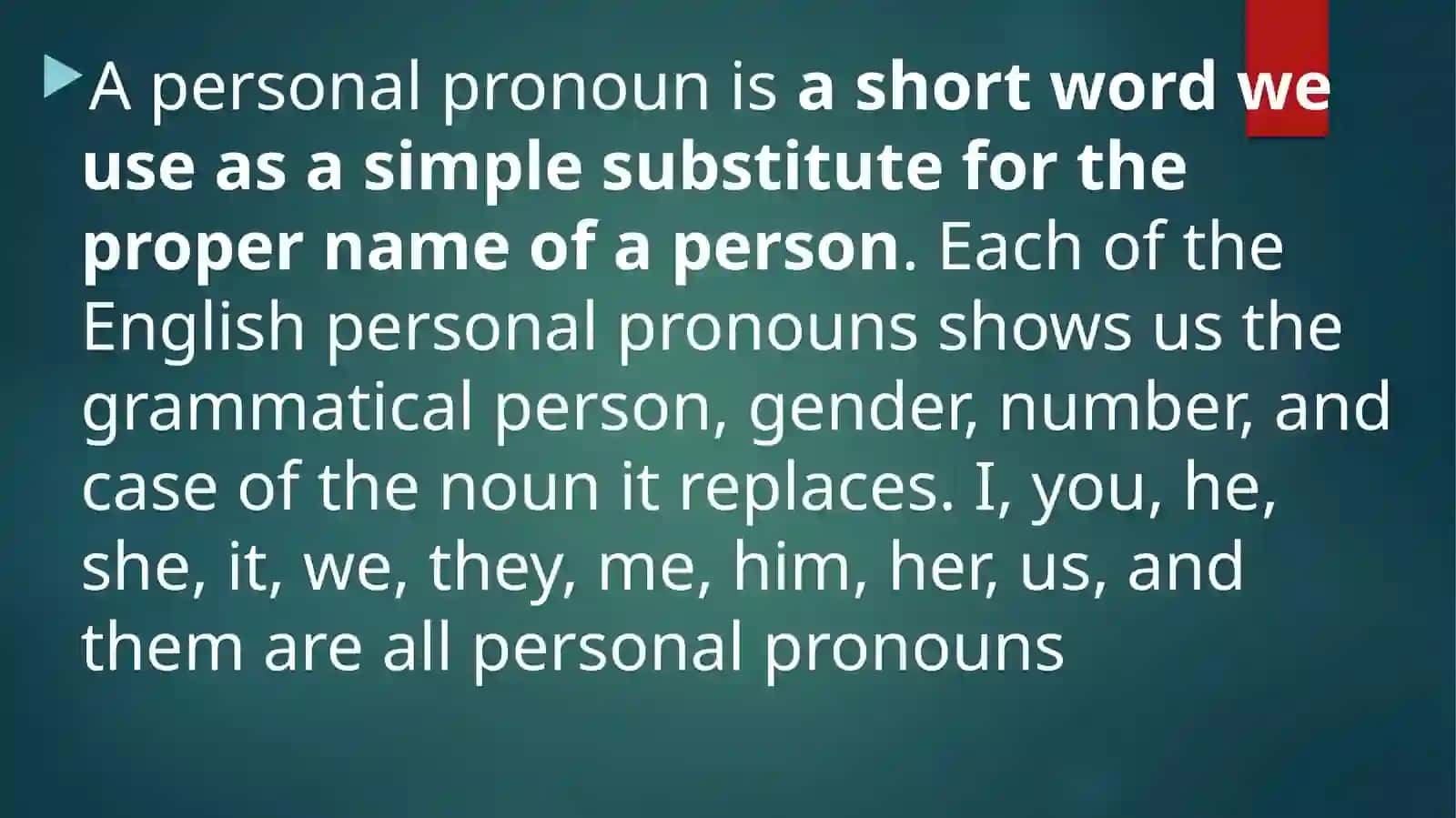 Types of pronoun 4