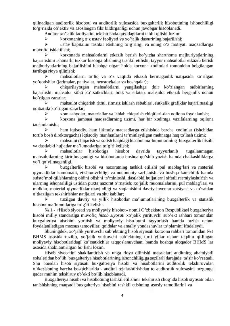 Auditorlik Tekshiruvlari 4
