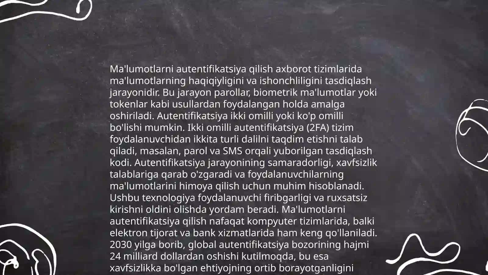 Axborot xavfsizligi va himoyalash usullari 4