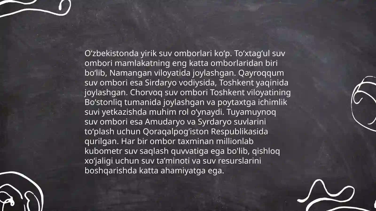 Suv omborlarining energetika salohiyati 4
