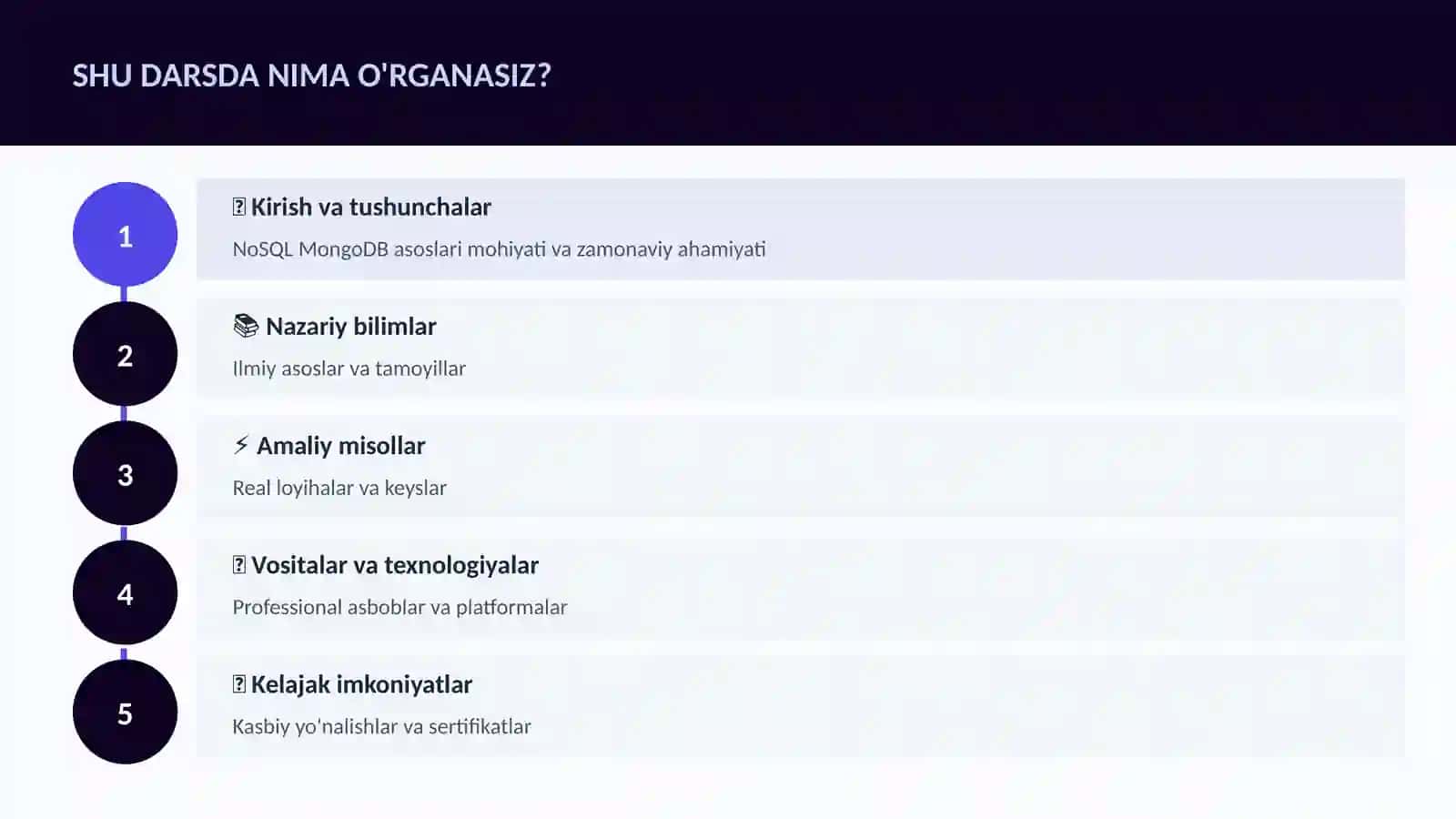 NoSQL MongoDB asoslari 4