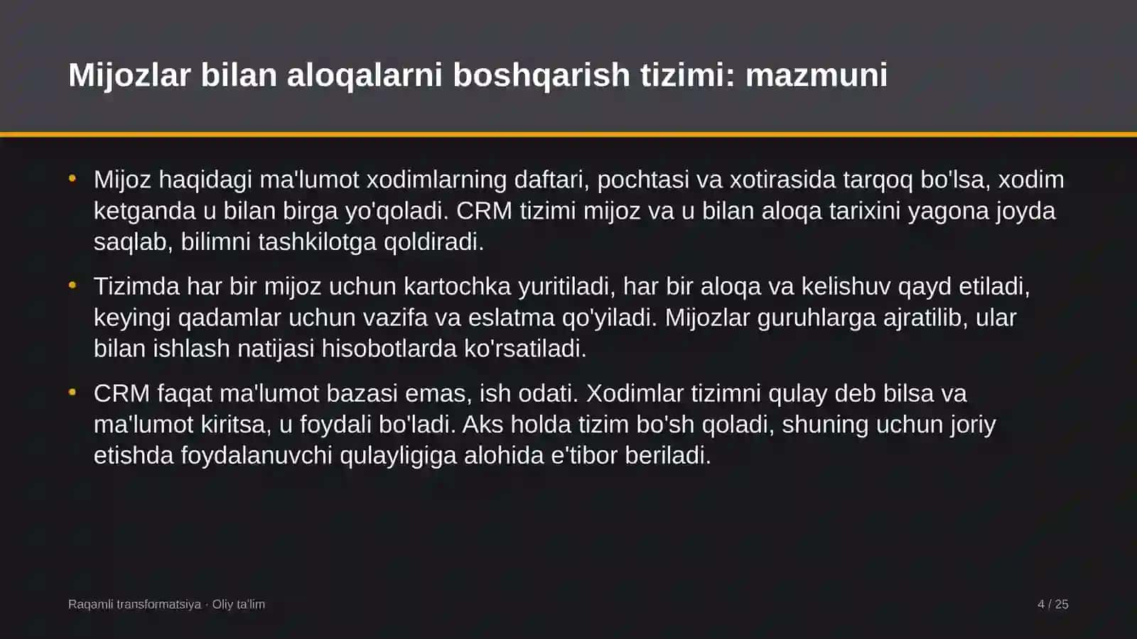 gidrometeorologiya xizmatida mijozlar bilan aloqalarni boshqarish tizimini joriy etish 4556 4