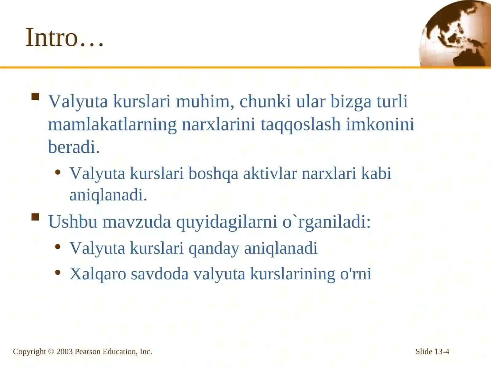 Valyuta kurslari va xalqaro operatsiyalar 4