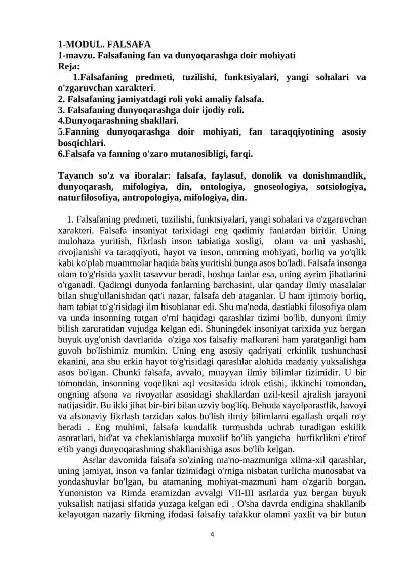 FALSAFA 4