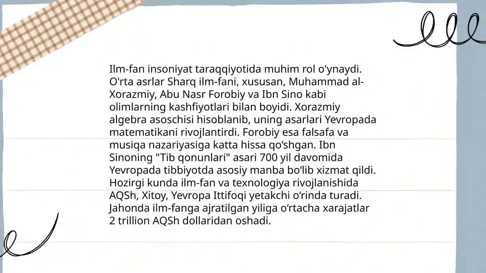 Kasblar ichida eng ulugʻi 4