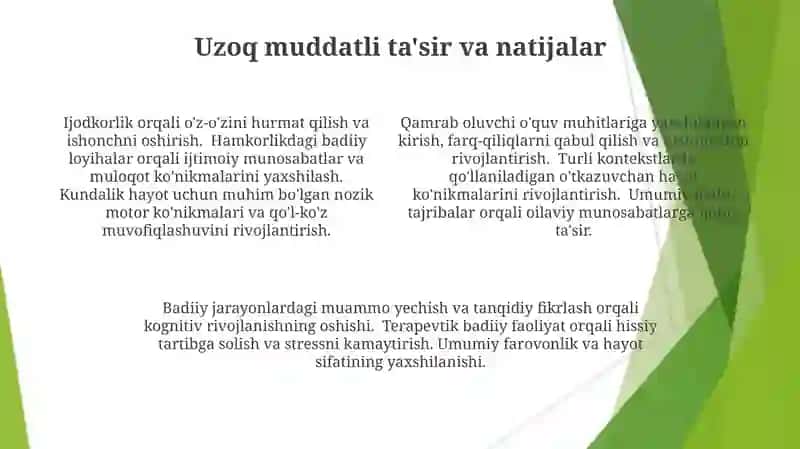 Maxsus ehtiyojli bolalarning estetik ehtiyojlarini tushunish 4