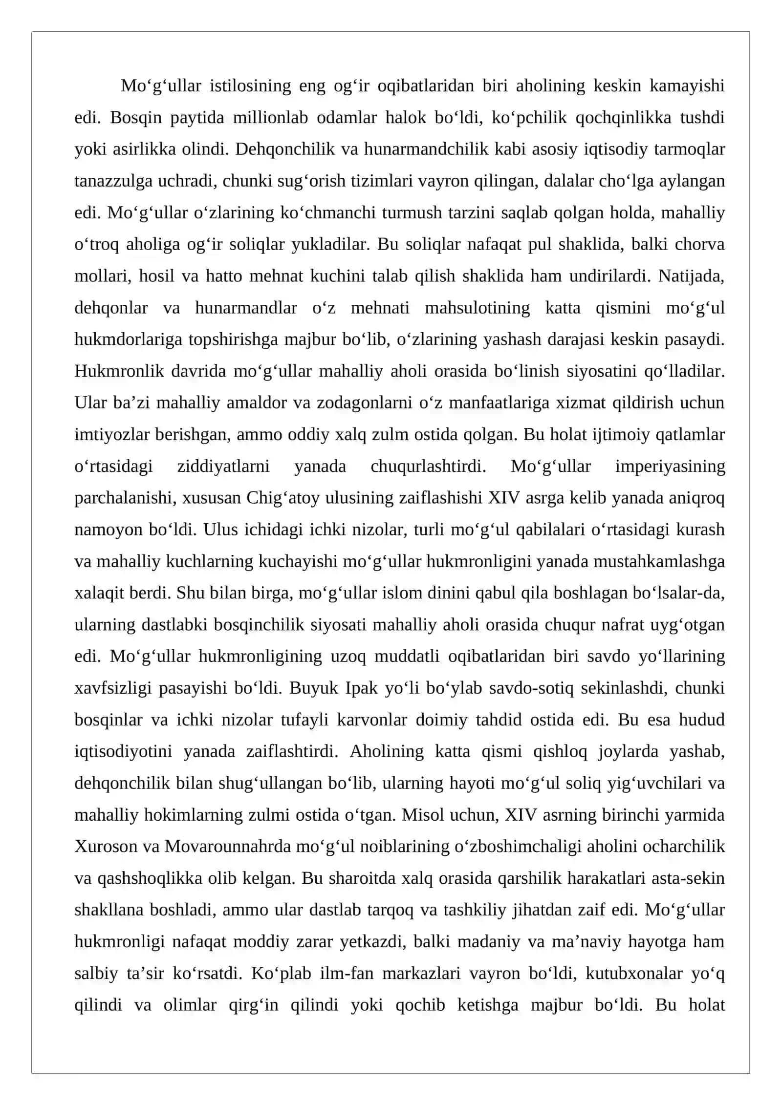 “Sarbadorlar harakati” – ijtimoiy qatlamlar to‘qnashgan maydon 4