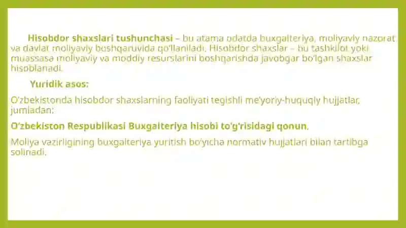 HISOBDOR SHAXSLAR BILAN HISOBLASHUVLAR HISOBI 4