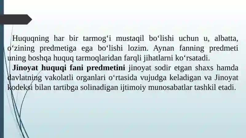 JINOYAT HUQUQI FANIDAN 4