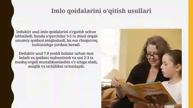 Ona tili o'qitish metodikasi 4
