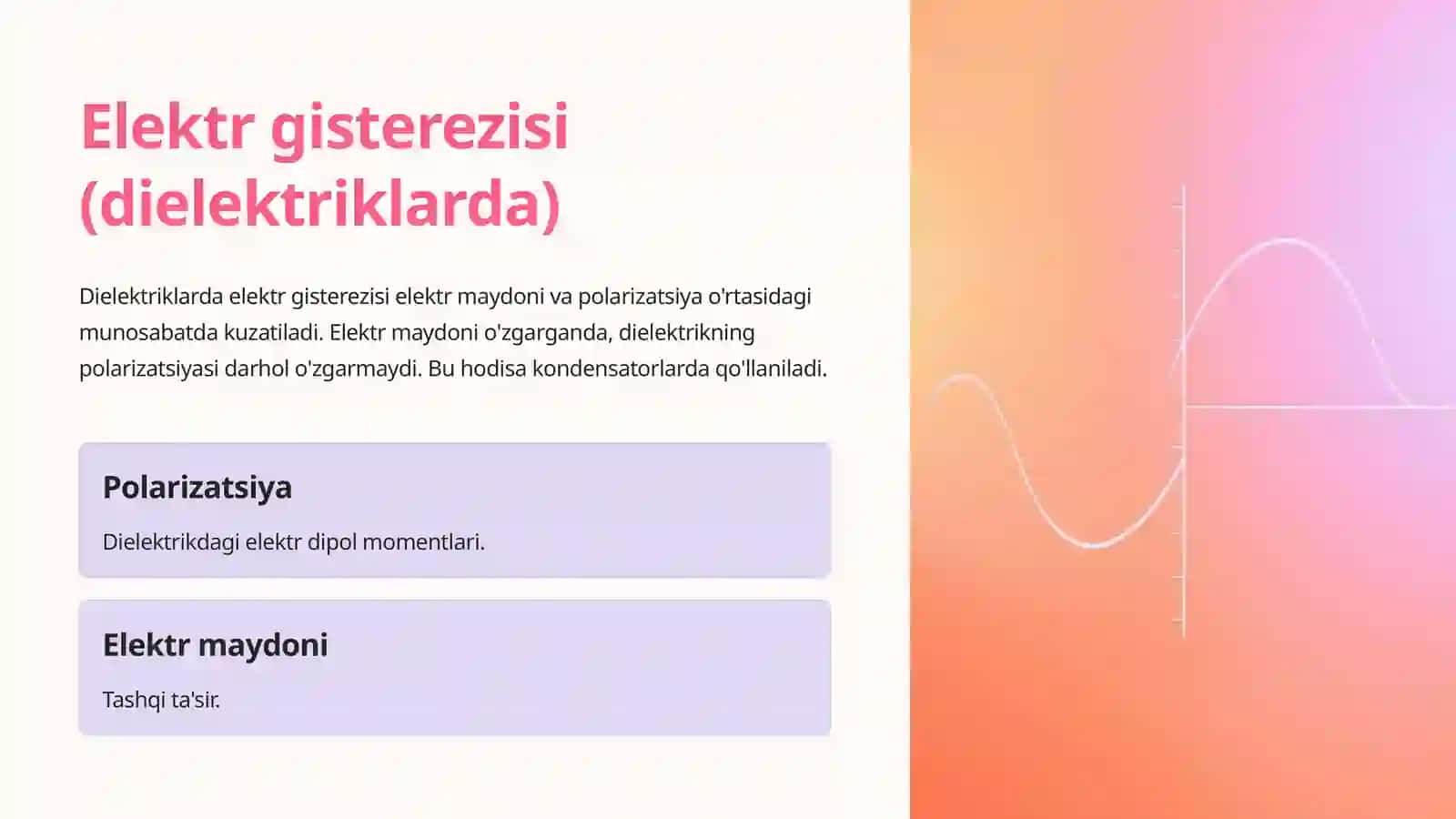 Gisterezis hodisalari 4