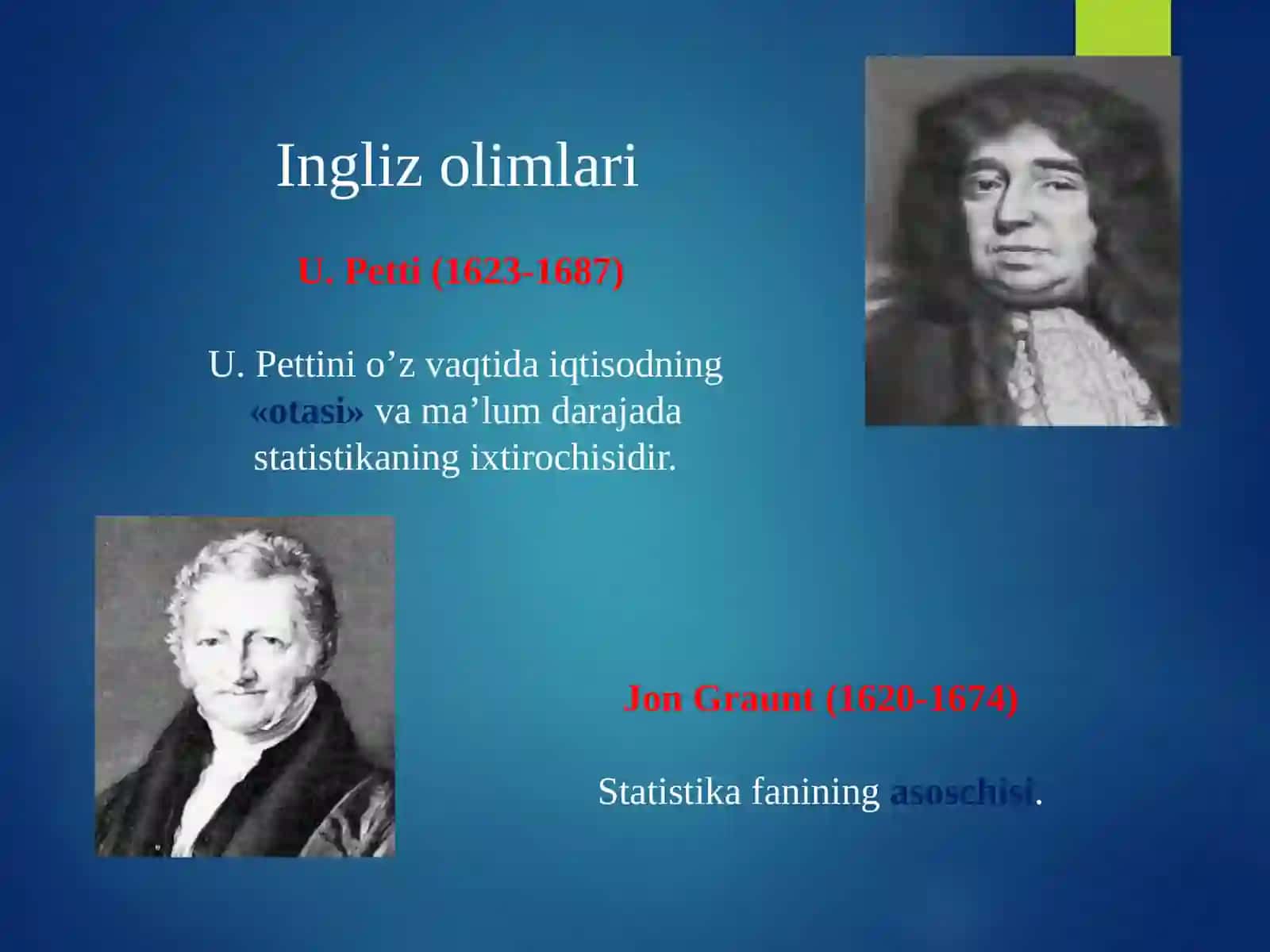 STATISTIKANING PREDMETI, METODI VA VAZIFALARI 4