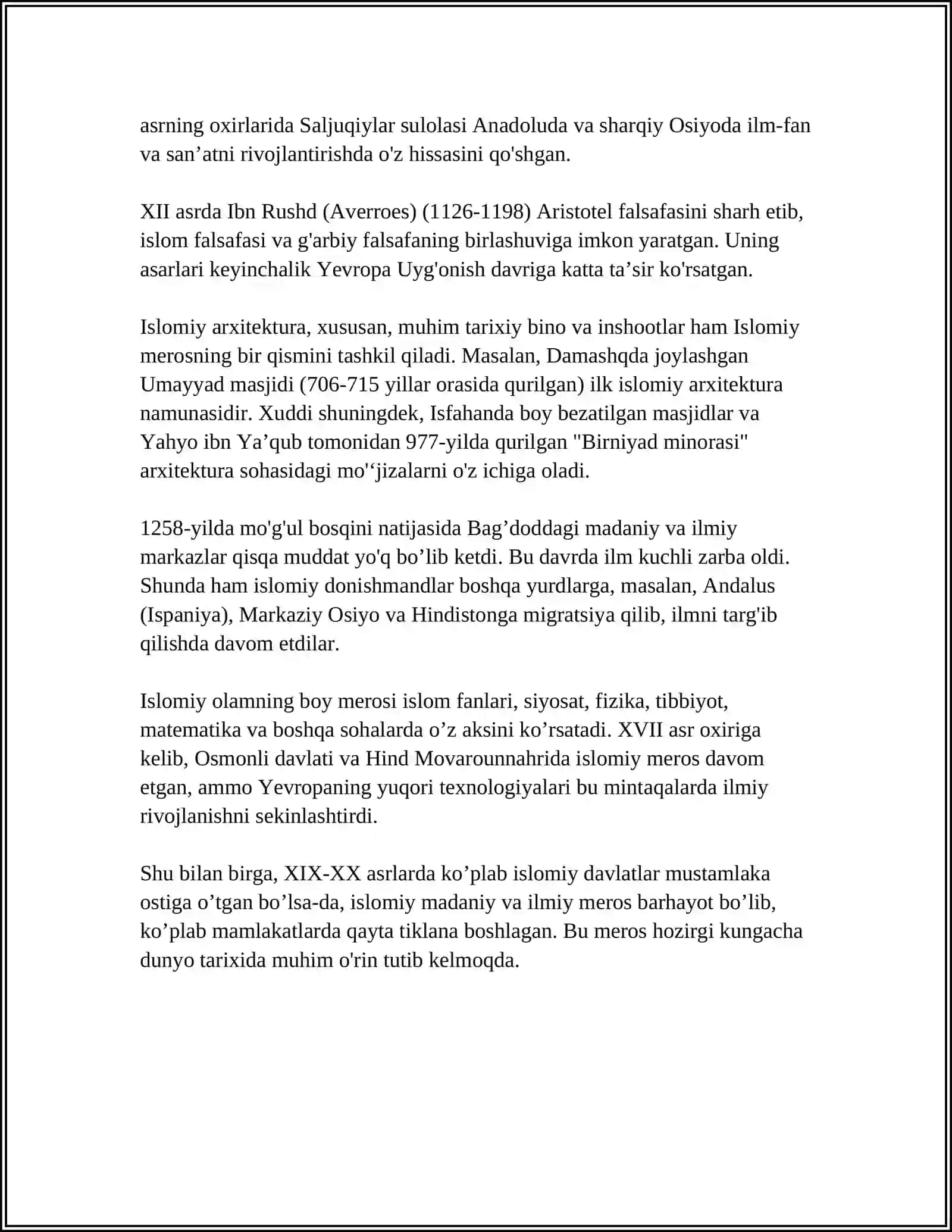 IBODATI ISLOMIYA ASARI TAHLILI 4