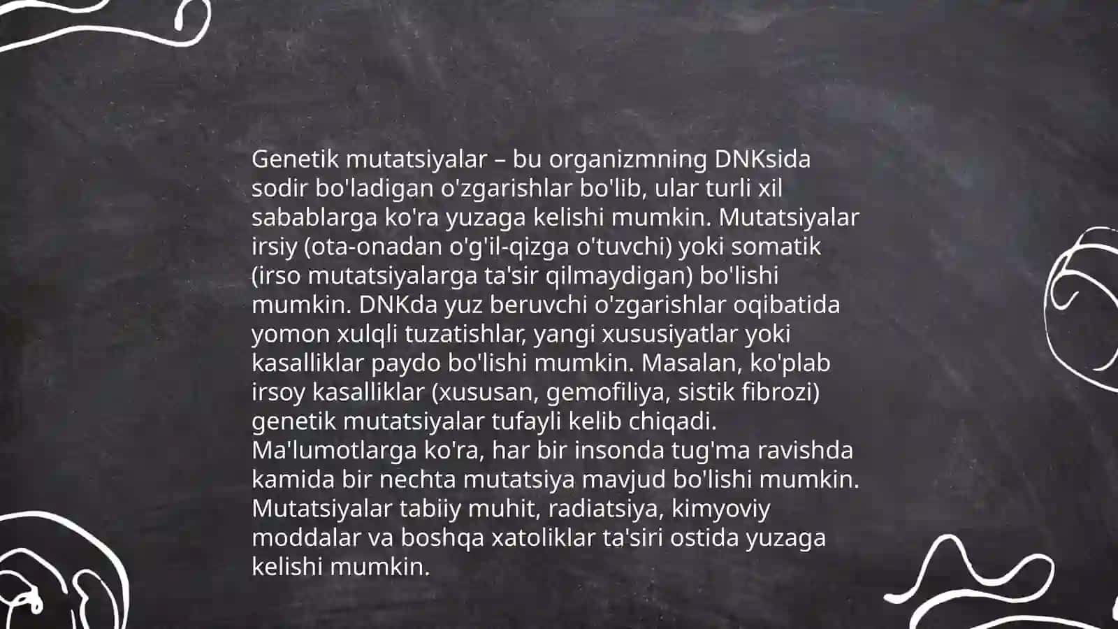 Mutatsiya zararlimi 4