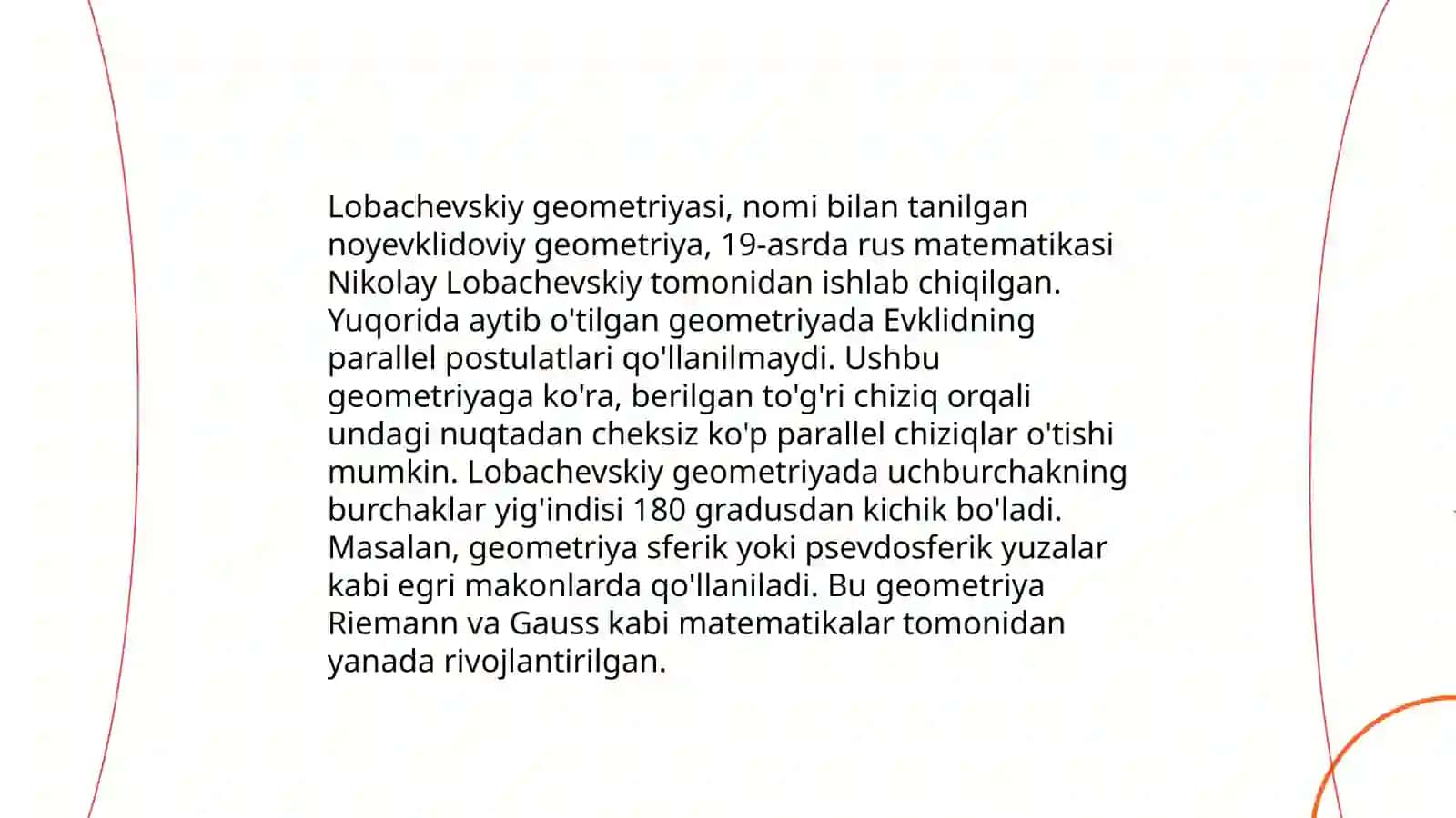 Noevklid geometriya asoslari 4