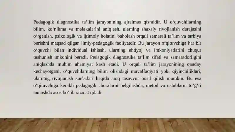 Oʻquvchilarni kasbgayoʻnaltirishda pedagogik diagnostika 4